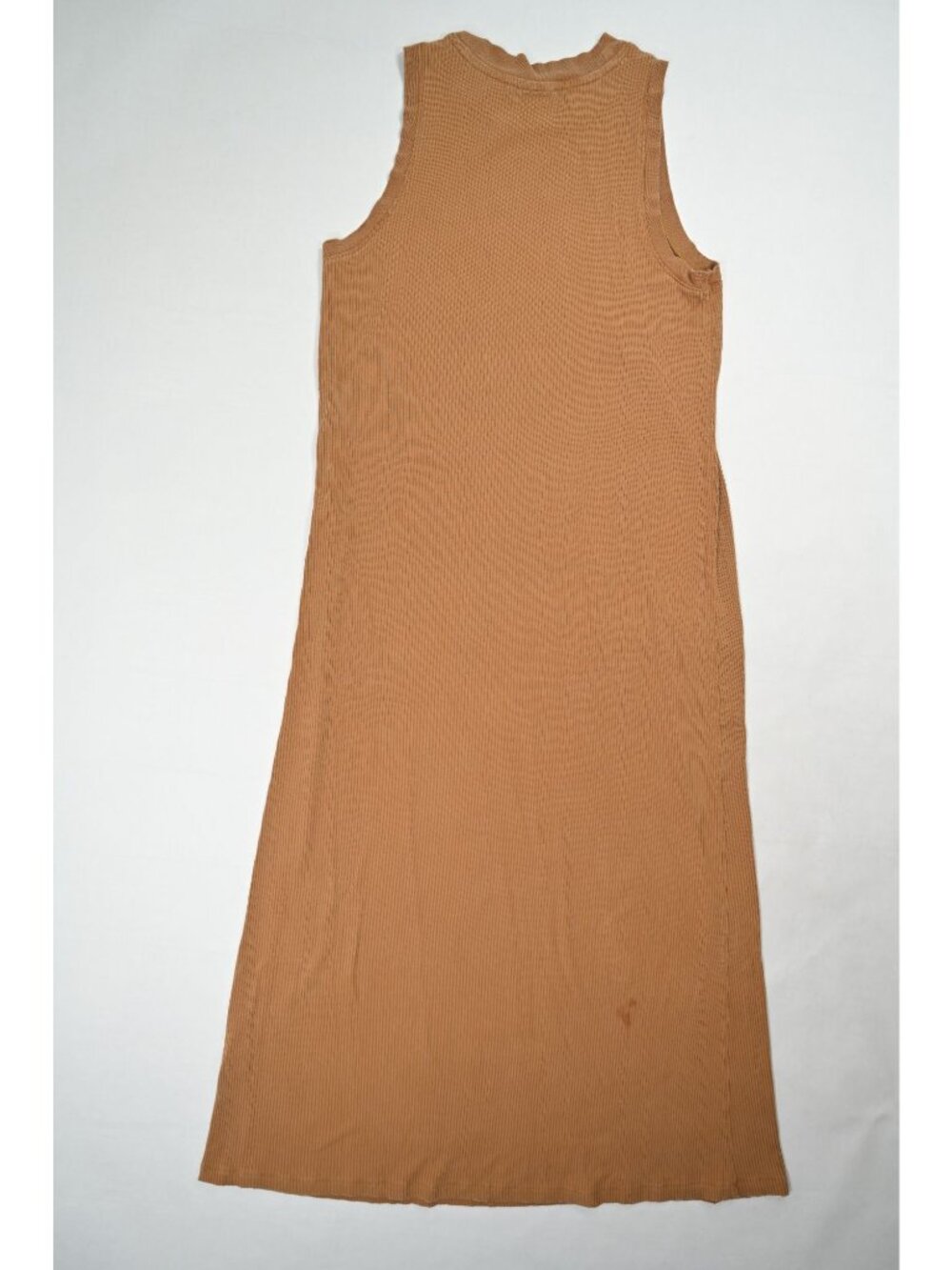 Richer Poorer Vintage Column Rib Dress in Brown - Picture 3 of 5